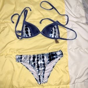 VS Pink velvet bikini top & bottom